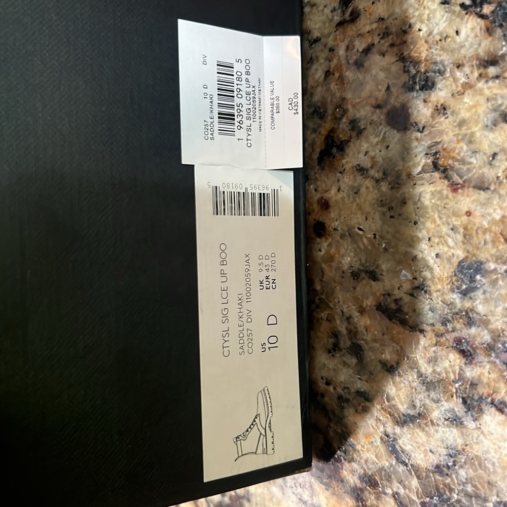 *BRAND NEW* coach lace up boots size 10 - Picture 6 of 6